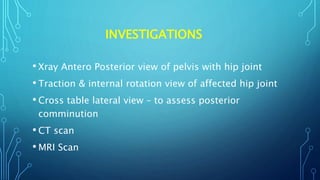 Traction Internal Rotation View Neck of femur fracture | PPTX