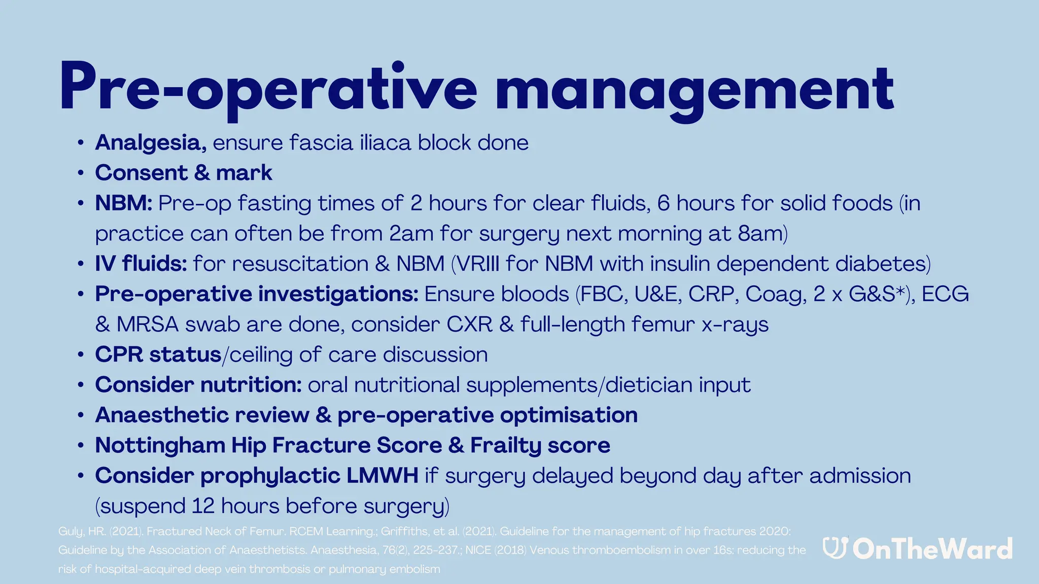 Neck of Femur Fractures PowerPoint (OnTheWard.com) | PDF