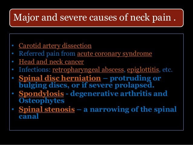 Neck pain & management ..akond