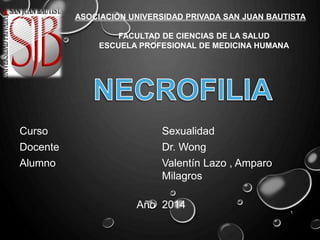 Necrofilia