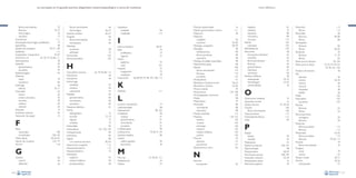 La necropsia en el ganado porcino, diagnóstico anatomopatológico y toma de muestras

fibrino-necrotizante
75
fibrinosa
74, 75
hemorrágica
76
necrótica
77
Enterobacter
111
Enteropatía hemorrágica proliferativa
77
Ependimitis
98
Epidermitis exudativa
49, 51, 104
Epifisiolisis
112
Erysipelothrix rhusiopathiae
47, 87
Escherichia coli
63, 70, 74, 76, 86, 111
Espiroquetosis
78
Esplenitis
94
granulomatosa
94
purulenta
94
Esplenomegalia
94
Estenosis
rectal
79
subaórtica
84
Estómago
66
infartos
70, 71
Estomatitis
64
erosiva
65
erosivo-ulcerativa
65
necrótica
49
urémica
65
vesicular
64
Eutanasia
14
Exantema vesicular
64
Extracción de sangre
14

F
Fetos
macerados
momificados
Fiebre aftosa
Fijación de muestras
Formol

108
108, 109
50, 64, 65
118, 119
118

G
Gastritis
catarral
difteroide

126

66
66
66

fibrino-necrotizante
hemorrágica
Gastritis micótica
Gingivitis
fibrino-necrotizante
necrotizante
Glándulas
accesorias
adrenales
Glomerulitis
Glomerulonefritis

66
66, 67
66, 67
64
65
65
28
27
102
102

H
Haemophilus parasuis
Helicobacter
Hematoma
Hemorragia
cerebelar
cerebral
subcutánea
Hepatitis
granulomatosa
necrotizante
parasitaria
Hepatosis dietética
Hernia
diafragmática
escrotal
inguinal
umbilical
Hidrocefalia
Hidronefrosis
Hidropericardio
Hidrotórax
Hígado
con manchas de leche
Hiperostosis congénita
Hiperparatiroidismo
Hiperperistaltismo
Hiperplasia
esplénica
nódulos linfáticos
paraqueratótica

63, 79, 83, 86, 113
69
49
97
96
52
82
82
82
82
81
72
72, 73
72
72
96
101, 102, 104
84
84
80
82, 83
112
112
72
94
90
69

Hipoplasia
cerebelar
miofibrillar

índice alfabético

96
114

I
Ictericia hepática
80, 81
Ileítis
74
proliferativa
77
regional
77
Infarto
esplénico
93
renal
101
Intestino
72
invaginación
72
neoplasias
79
Intoxicación
66, 80, 89, 97, 98, 107, 108, 115

K
Klebsiella

111

L
Lawsonia intracellularis
Leptomeningitis
Leptospirosis
Linfadenitis
caseosa
granulomatosa
necrotizante
purulenta
Linfadenopatía
Linfosarcoma
Lipidosis hepática
Líquido
cefalorraquídeo
pericárdico

77
98
80, 102
90
91
91
91
91
90
79, 82, 91, 95
80
96
30

M
Mal rojo
Malabsorción
Malacia

47, 49, 87, 113
74
97

Manchas abdominales
Mastitis granulomatosa crónica
Melanoma
Melanosis
congénita
maculosa
Meninges, congestión
Meningitis
estreptocócica
fibrino-purulenta
supurativa
Meningo-encefalitis eosinofílica
Metamorfosis grasa
Metritis
fibrino-necrotizante
fibrinosa
purulenta
Micobacterias
Mycoplasma hyopneumoniae
Mycoplasma hyorhinis
Micosis cutánea
Micotoxicosis
Microangiopatía nutricional
Mielitis
Mielomalacia
Miocarditis
necrotizante
supurativa
Miositis clostridial
Muestras
cerebro
corazón
estómago
intestino
nódulos linfáticos
pulmón
Músculo
abscesos
granulomas
Mycobacterium avium

16
111
48
56
56, 80
98, 99
98
98
98
98
98
80
108
110
110
110
91
58, 62
63, 86
49
107, 108
89
98
97
88
88
88
115
120, 122
120
120
120
120
120
120
42
115
115
82

N
Necrosis
bronquiolar

62

hepática
intestinal
isquémica
miocárdica
muscular
Nefritis
intersticial
Nefroblastoma
Neumonía
bronquiolo-intersticial
enzoótica
fibrinonecrotizante
fibrinosa
granulomatosa
intersticial
verminosa
Nódulos linfáticos
preescapular
retrofaríngeo
submandibular

81
75
89
89
115
102
102
103
58
62
62
63
63
60
61
60
40
34, 35
34, 35
34

O
Obstrucción intestinal
Opacidad corneal
Orejas, necrosis
Orquitis
fibrino-necrotizante
Osteocondrosis
Osteodistrofia fibrosa
Otitis

72
16
47, 49, 50
106
106
112
112
99

P
Paladar
blando
hendido
Palatosquisis
Papiloma prepucial
Paquimeningitis
Paraqueratosis
Parvovirosis porcina
Pasteurella multocida
Pentobarbital sódico
Perforación gástrica

30
54
54
106, 107
98
68, 69
108, 109
55, 59
14
70

Periartritis
fibrosa
Pericarditis
fibrinosa
fibrosa
Perihepatitis
fibrinosa
fibrosa
Peritonitis
fibrinosa
fibrosa
Peste porcina africana
Peste porcina clásica
Picadura de insectos
Piel
abscesos
cianosis
ictericia
necrosis
neoplasias
palidez
Pielitis
Pielonefritis
purulenta
Pleuritis
fibrinosa
fibrosa
Pleuroneumonía
contagiosa
fibrinosa
Poliartritis
fibrino-purulenta
fibrinosa
Poliserositis
fibrino-purulenta
fibrinosa
Proctitis
fibrino-necrotizante
Prolapso
rectal
uterino
Ptiriasis rosada
Pulmón
acampanado

113
113
86
84, 86
86
82
82, 83
70
71, 79
83
95, 104
53, 55, 73, 92, 93,
95, 96, 101, 104
46
46
46, 50
46
46
48
46
102
103
103
63
63
59
59
113
113
63, 82
113
79, 83, 113
74
79
79
110
49, 51
30, 56
57

127

 