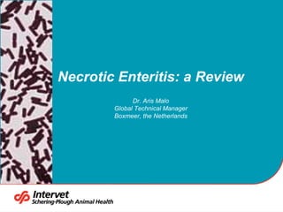 Necrotic Enteritis: a Review
Dr. Aris Malo
Global Technical Manager
Boxmeer, the Netherlands
 