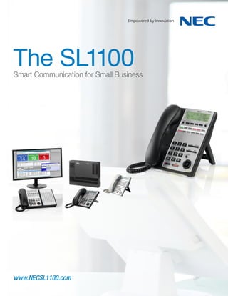 The SL1100
Smart Communication for Small Business




www.NECSL1100.com
 