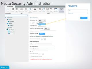 Necto Security Administration
 