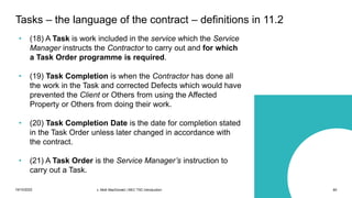 NEC Term Service Contract (TSC) | PDF