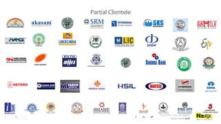 NEcX PVT LTD., All Rights
Reserved © 2018
23
Partial Clientele
 