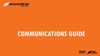 COMMUNICATIONS GUIDE
 