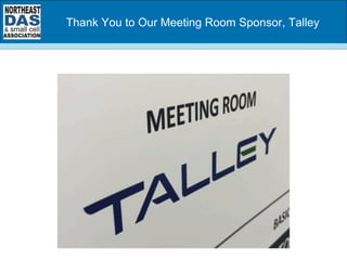 Thank You to Our Meeting Room Sponsor, Talley
 