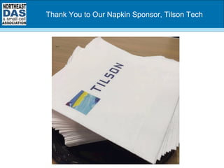 Thank You to Our Napkin Sponsor, Tilson Tech
 