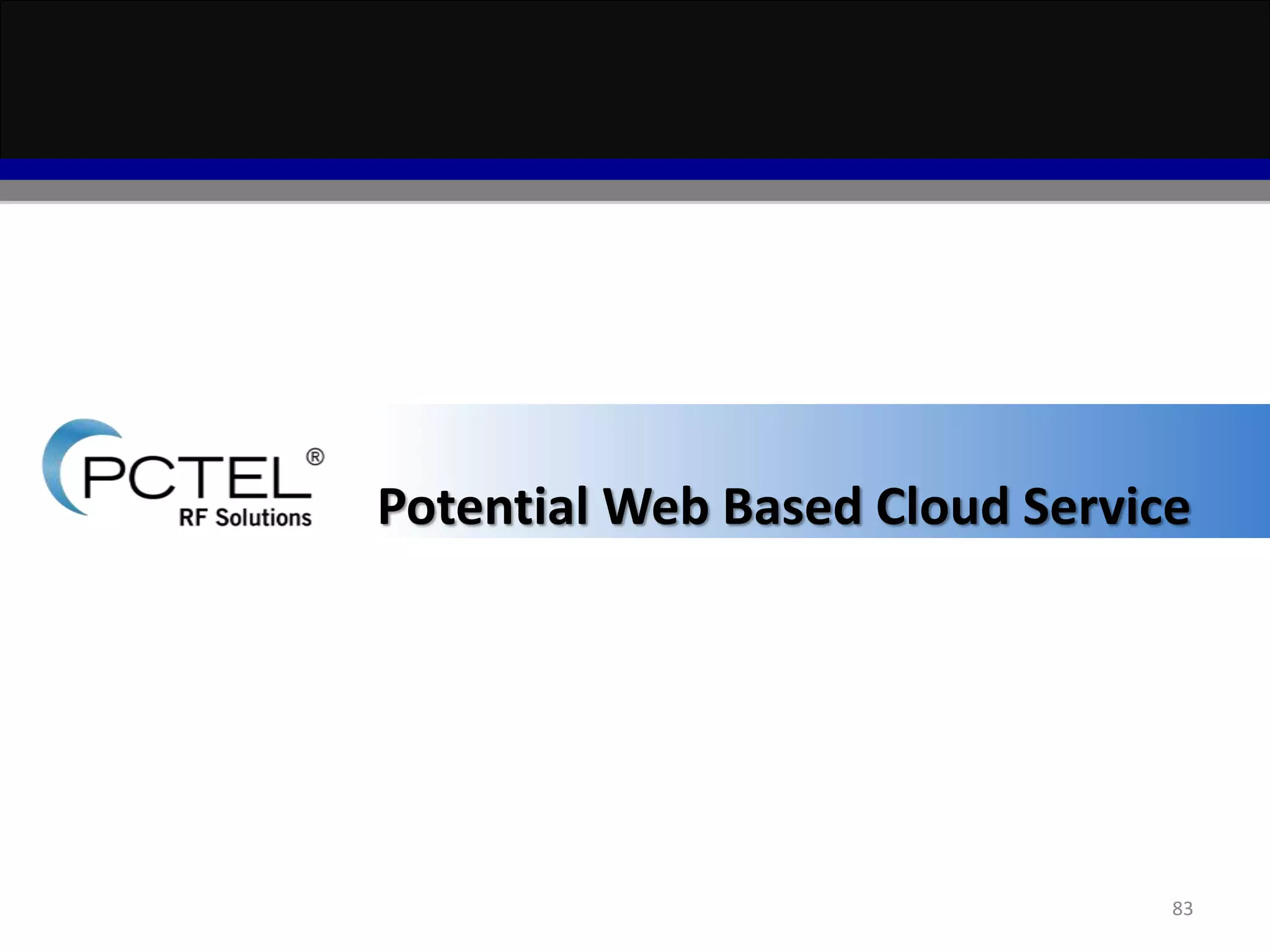 Potential Web Based Cloud Service 
83 
 
