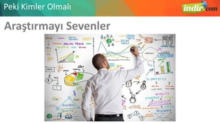 Araştırmayı Sevenler
Peki Kimler Olmalı
 