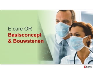 E.care OR
Basisconcept
& Bouwstenen
 