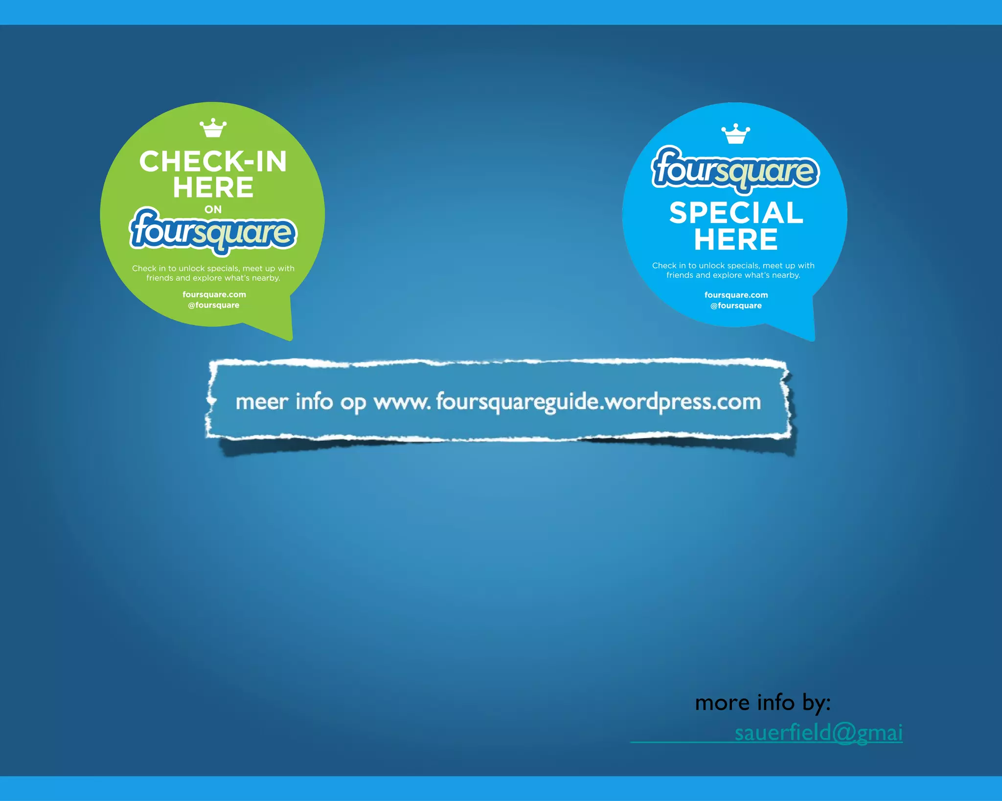 more info by:                 sauerfield@gmail.com 