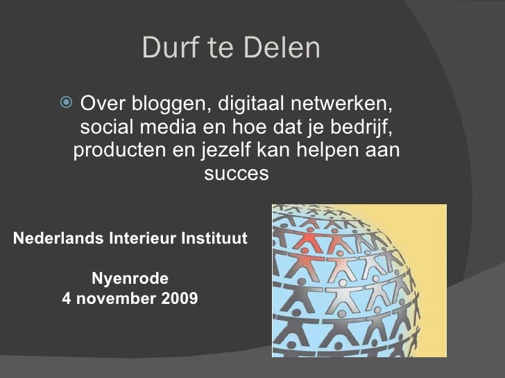 Nederlands Interieur Instituut 4 November 2009 Nederlands Interieur Instituut 4 November 2009
