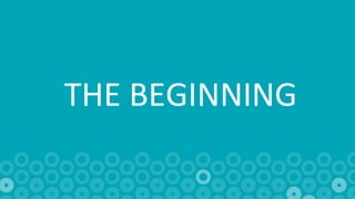 THE BEGINNING
 
