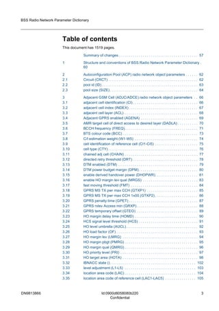 NED_Parameters 2G/GSM/EDGE BSS radio network parameters | PDF