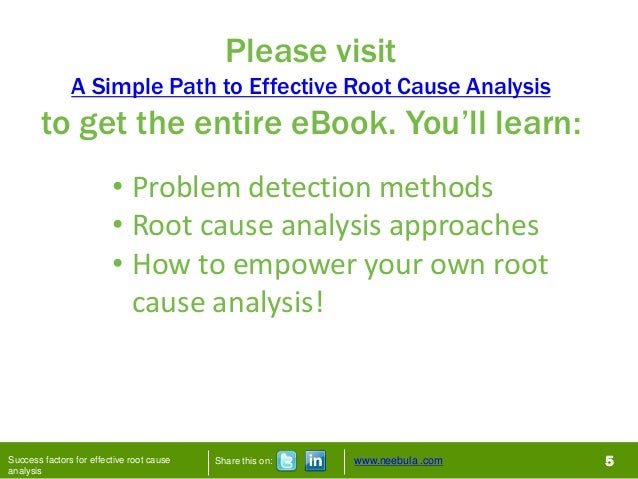 root cause analysis book pdf