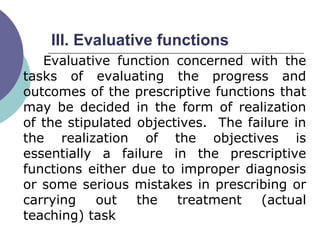 Need and function of teaching by anand | PPTX