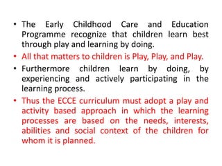 Need and importance of early childhood care & education | PPT