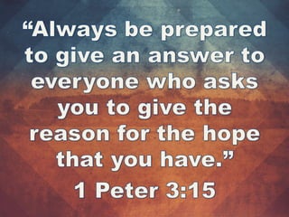 The Church's Message