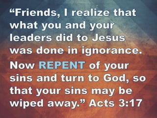 The Church's Message
