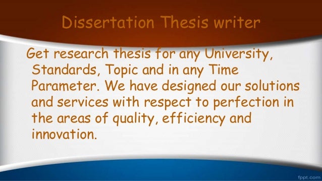 dissertation writers needed