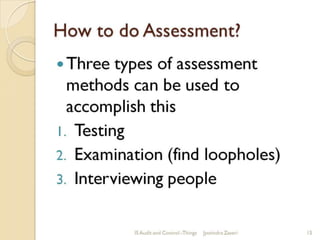 Need for IS Audit 