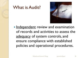 Need for IS Audit 