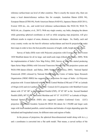 Need for Pan India Compatibility of Geospatial Databases in Terms of ...