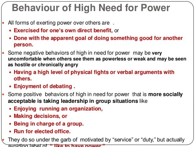Need For Power