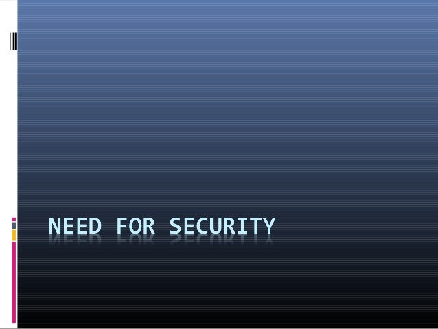 security want