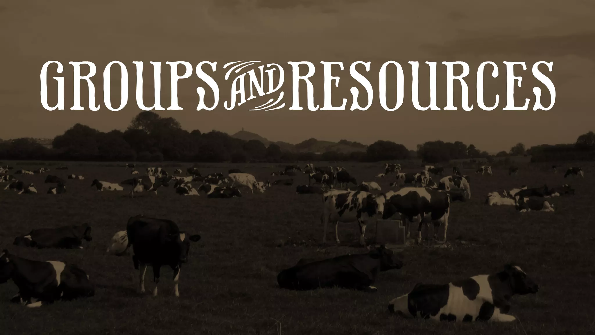 More resources.
GROUPSANDRESOURCES
 