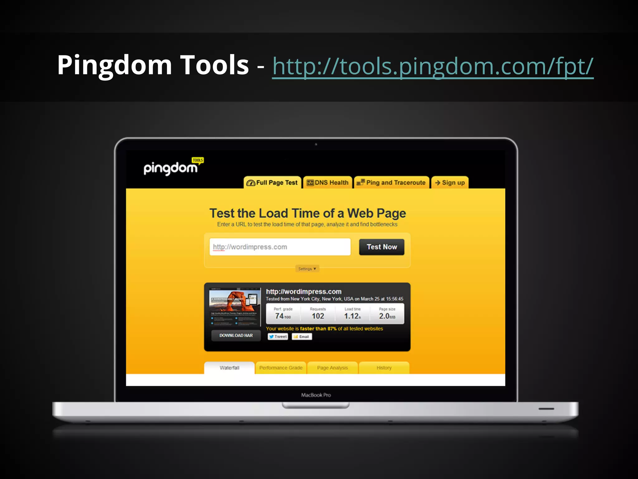 Pingdom Tools - http://tools.pingdom.com/fpt/
 
