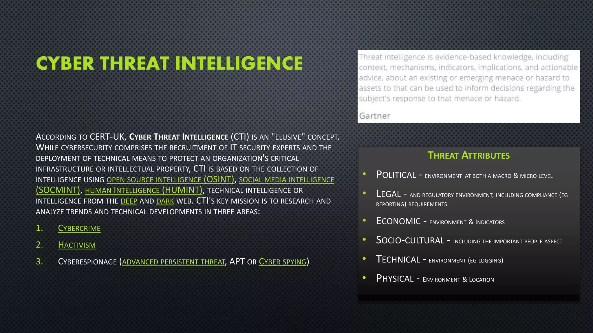 Need for Threat Intelligence & How to Operationalize it for your ...