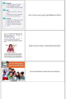 Need Help With Essay Writing | PDF
