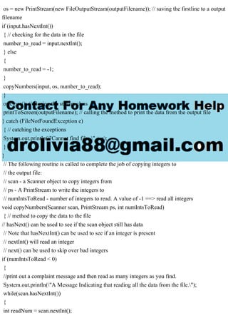 Need help with this java code. fill in lines where needed. Also, not.pdf