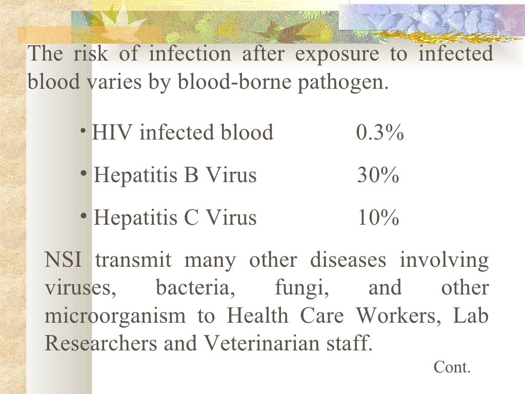 Needle Stick Injuries