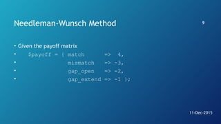 Comprehensive Guide to Needleman-Wunsch Algorithm for Sequence ...