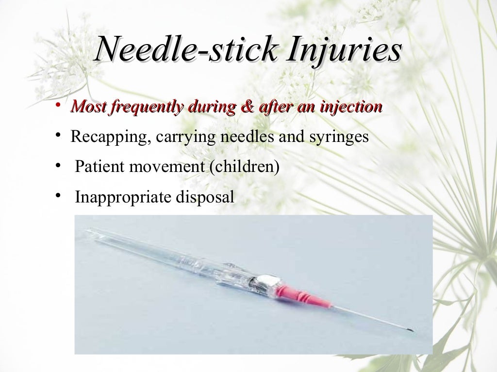 Needle stick Injury