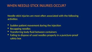 Needle Stick Injuies - in Hospital Settings.pptx