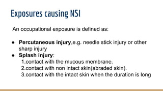 Non Contact Injuries Examples Needle stick injury final.pptx.pdf