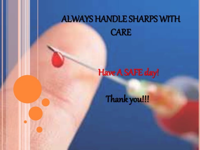 Needle stick injury | PPTX