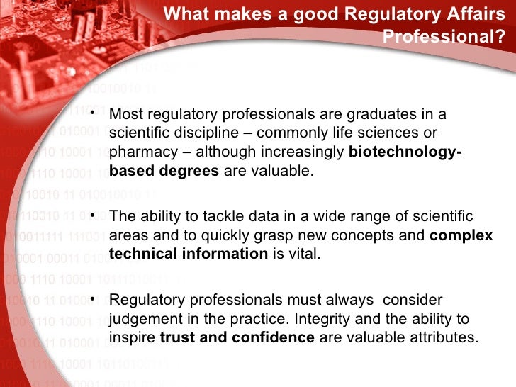 Need Of Regulatory Affairs In Biotechnology