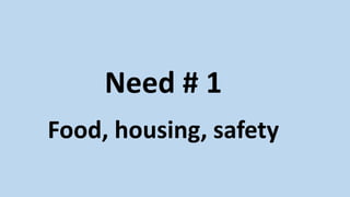 Needs | PDF