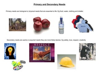 Needs And Wants | PPT