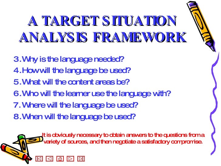 situational analysis questions