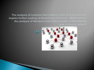 Macro and micro context
and
Your Research Interest
 