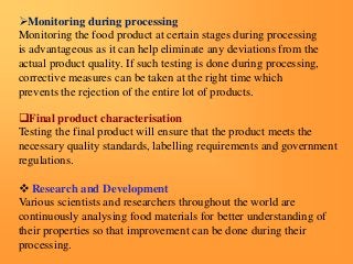 NEEDS AND IMPORTANCE OF FOOD ANALYSIS.ppt
