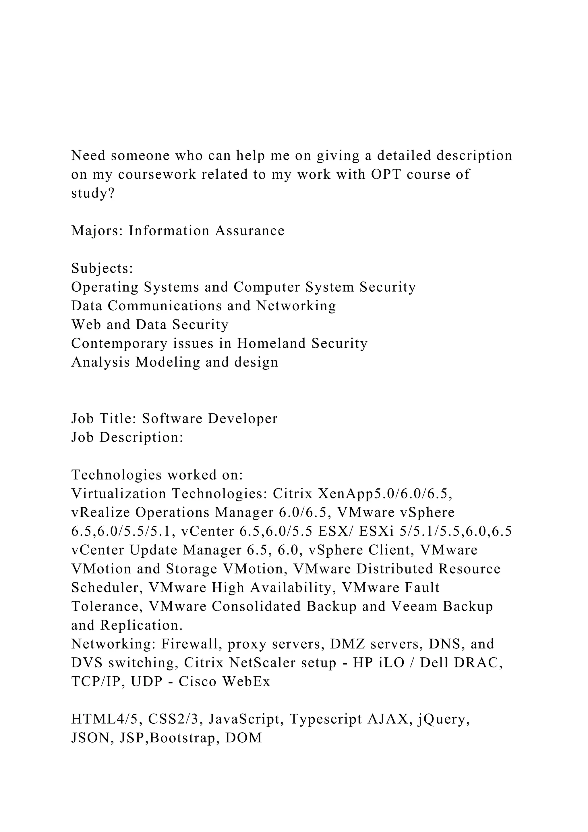 Need someone who can help me on giving a detailed description .docx