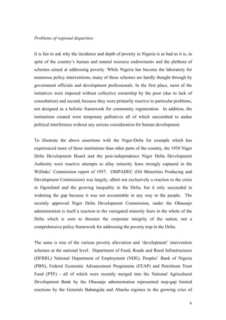 Needs, poverty and democracy in nigeria – an assessment | PDF